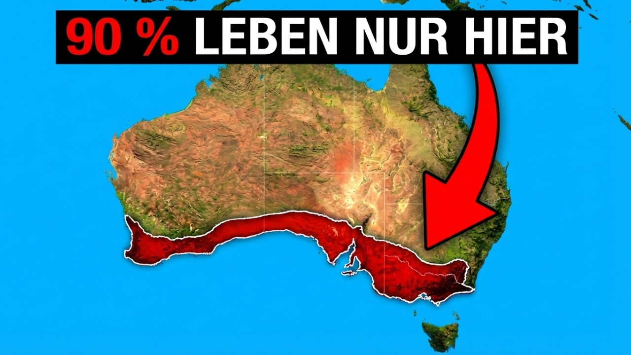 Warum fast niemand im Inneren von Australien lebt