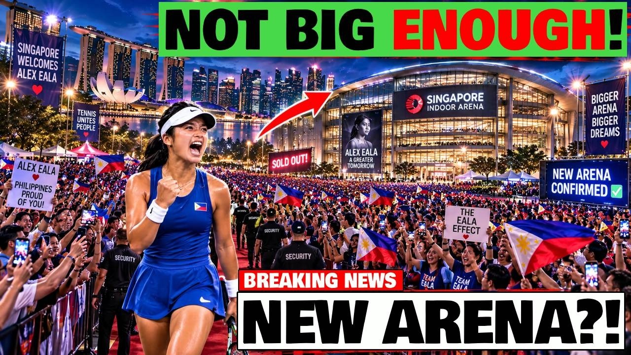 Singapore Couldn&rsquo;t Handle Alex Eala  So They Built a NEW Arena!