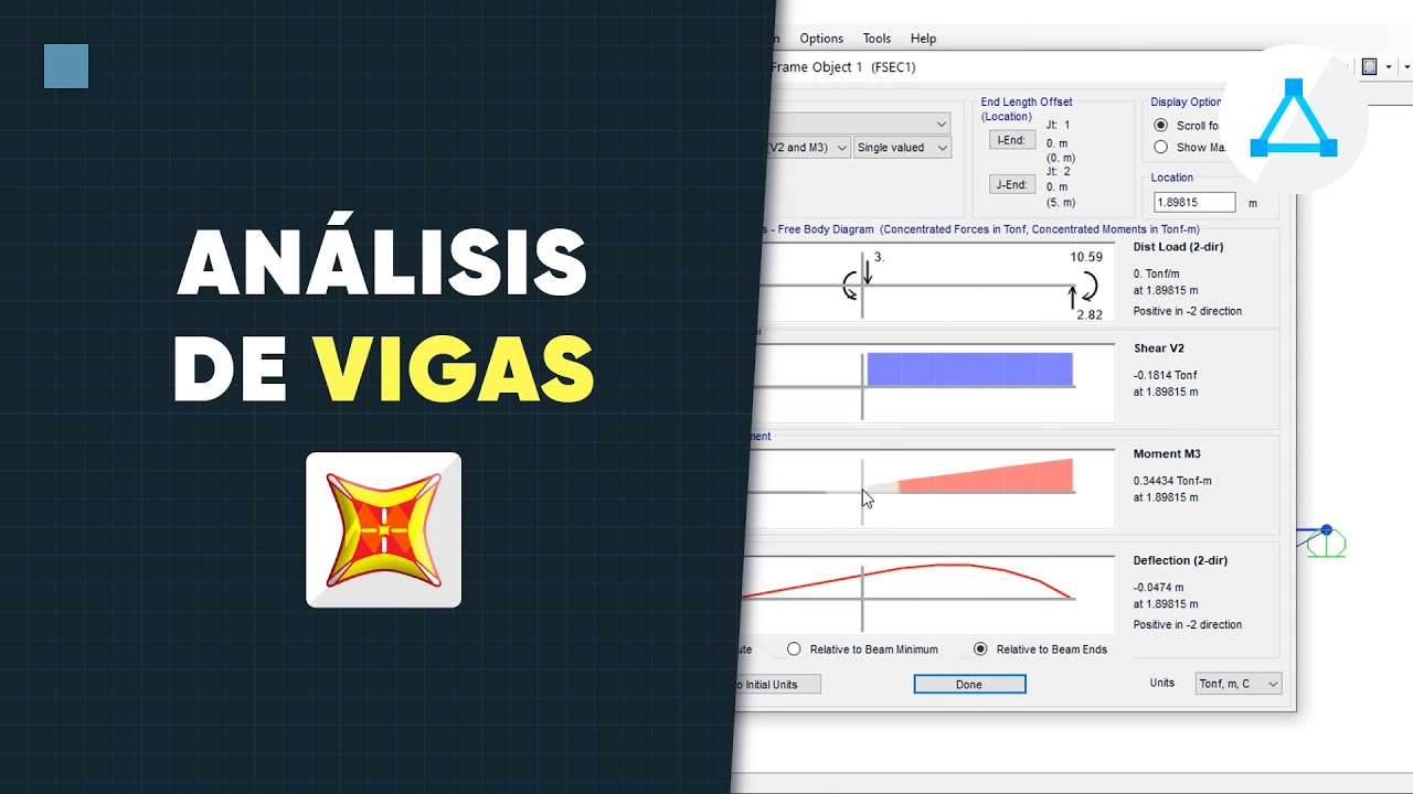 Análisis de Vigas en SAP2000