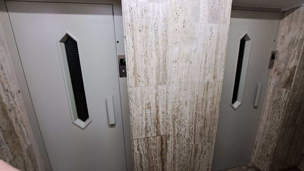2x Modernized Old IFMA traction elevators @ Șoseaua Pantelimon, no.247, bl.54, Bucharest,RO