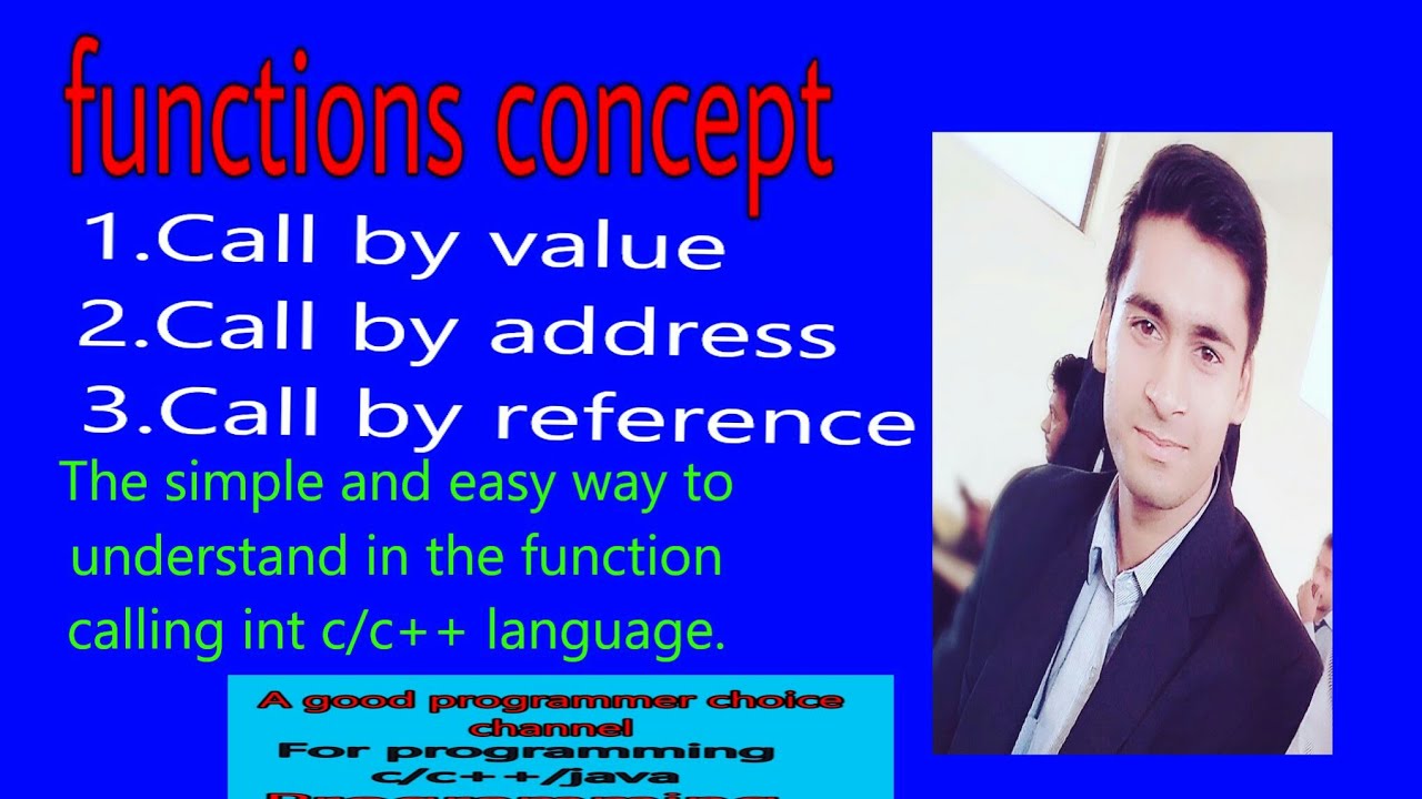 Function call by address in c++ programming language