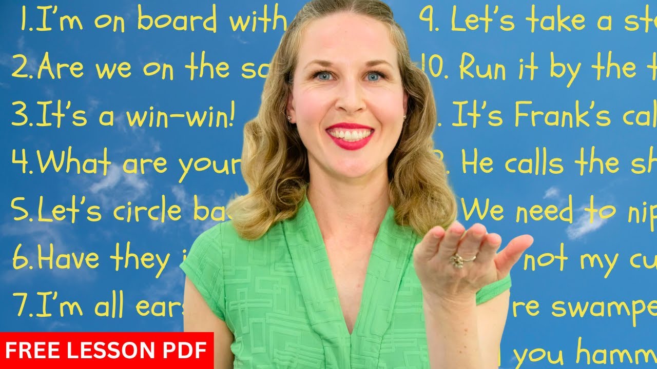 Speak like a Pro! 25 Business English Phrases | Learn English Vocabulary