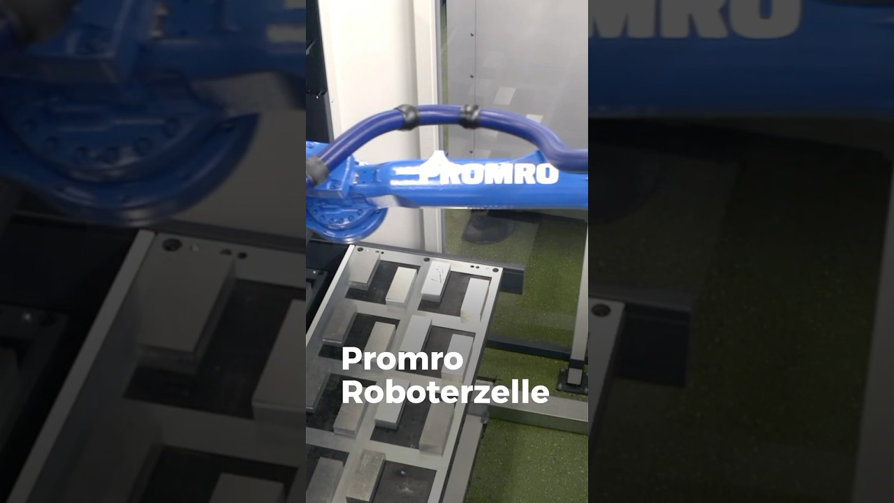 CNC-Automatisierung f&uuml;r Lohnfertiger: Roboterzelle, R-C2,  Nullpunktspanntechnik 💡 #cnc #automation