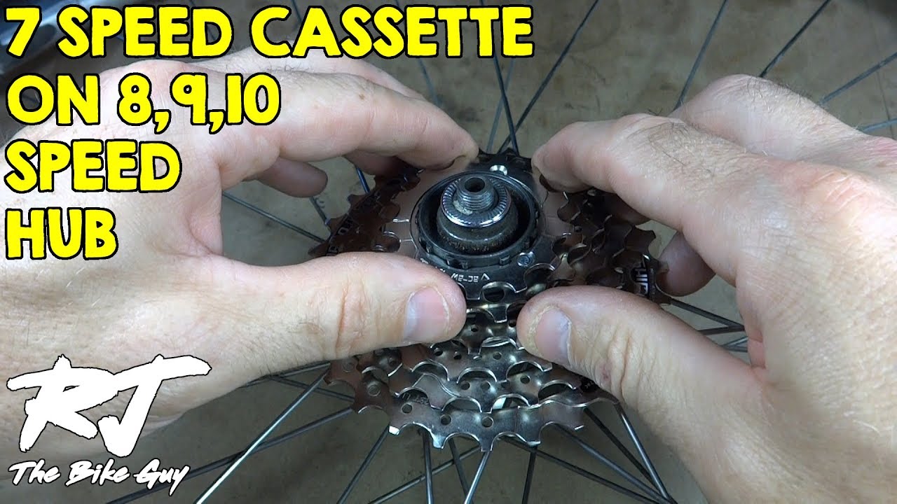 How To Install 7 Speed Cassette On 8/9/10 Speed Hub