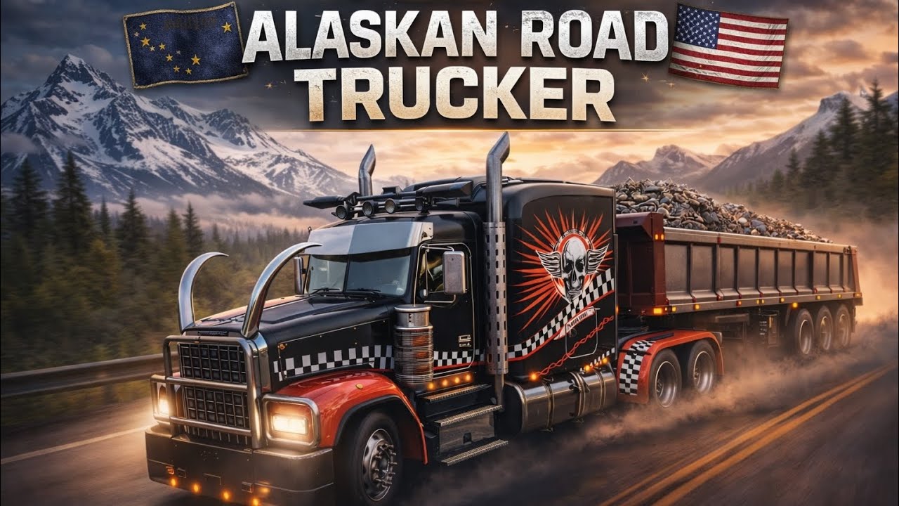 This Fully Modified Monster Truck is Carrying a Heavy Load Across Dangerous Alaskan Roads Part 1 Ps5
