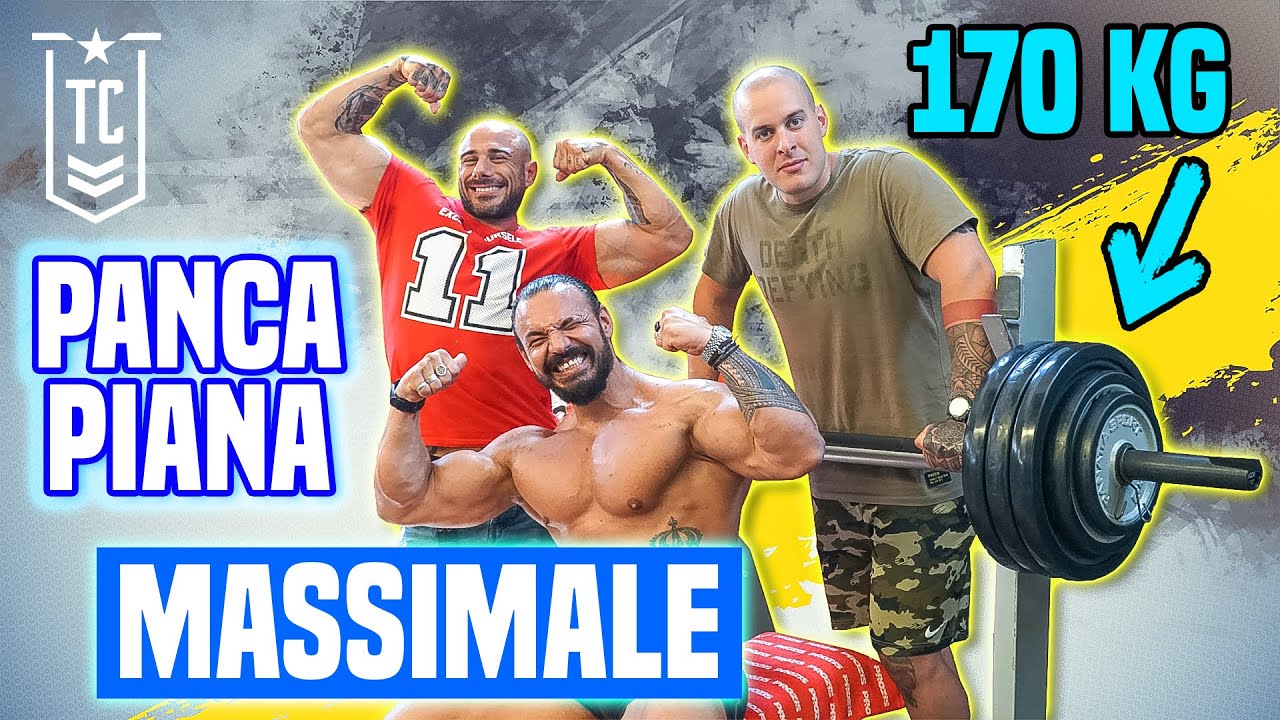 Oltre 170 KG? PANCA PIANA - Sfida MASSIMALE