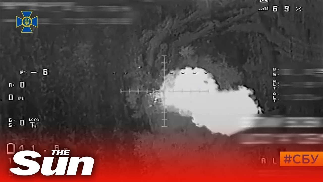 Ukraine special forces unit use drone attacks to eliminate enemy weapons