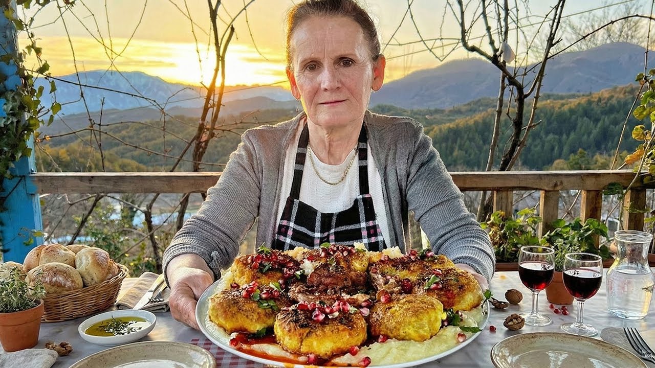 This Is REAL Albanian Mountain Life 🏔️🇦🇱 – Pure Nature, Pure Food! 🤍