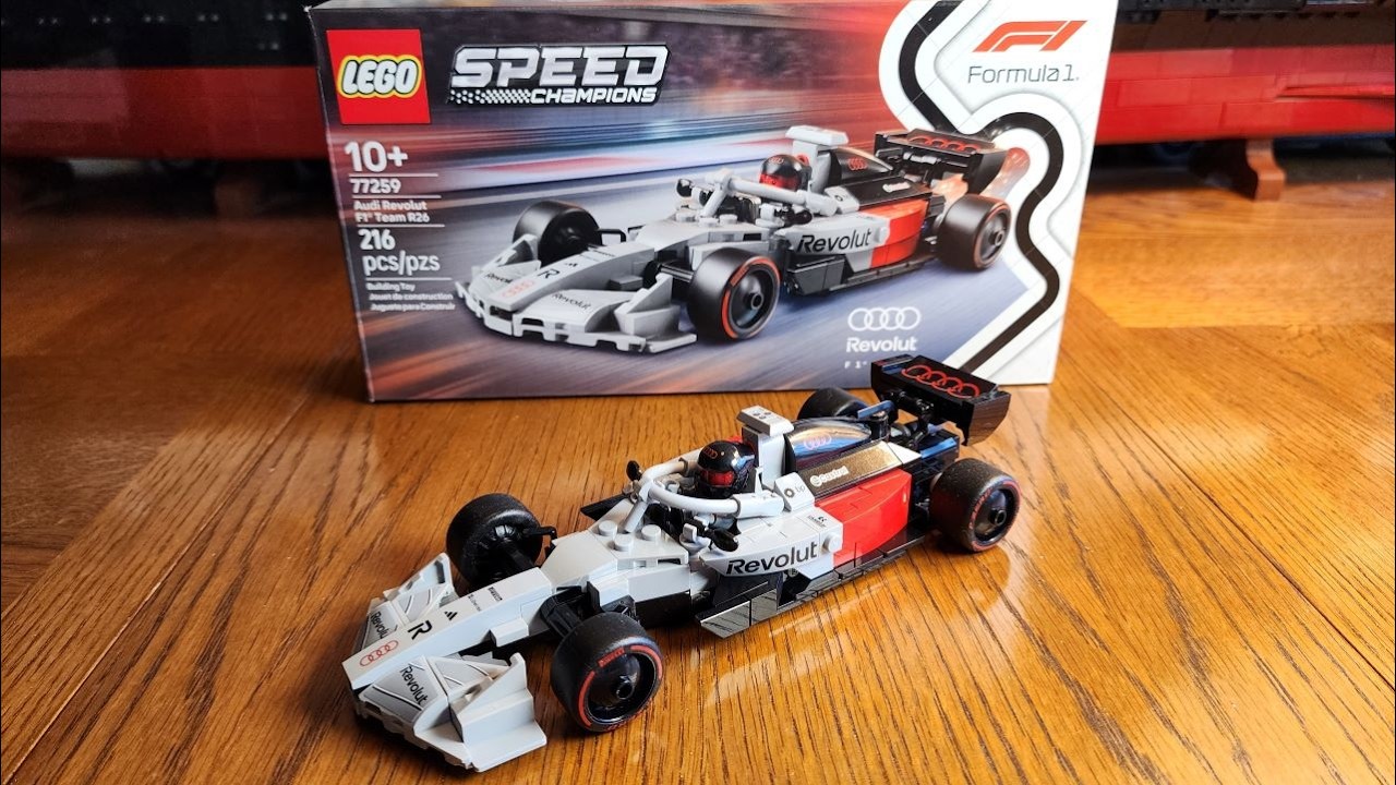 Lego Speed Champions Audi Revolut F1 Team R26 Build and Review
