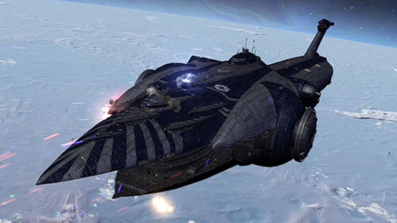 Malevolence vs Republic Fleet - Star Wars Empire at War Remake NPC Battle