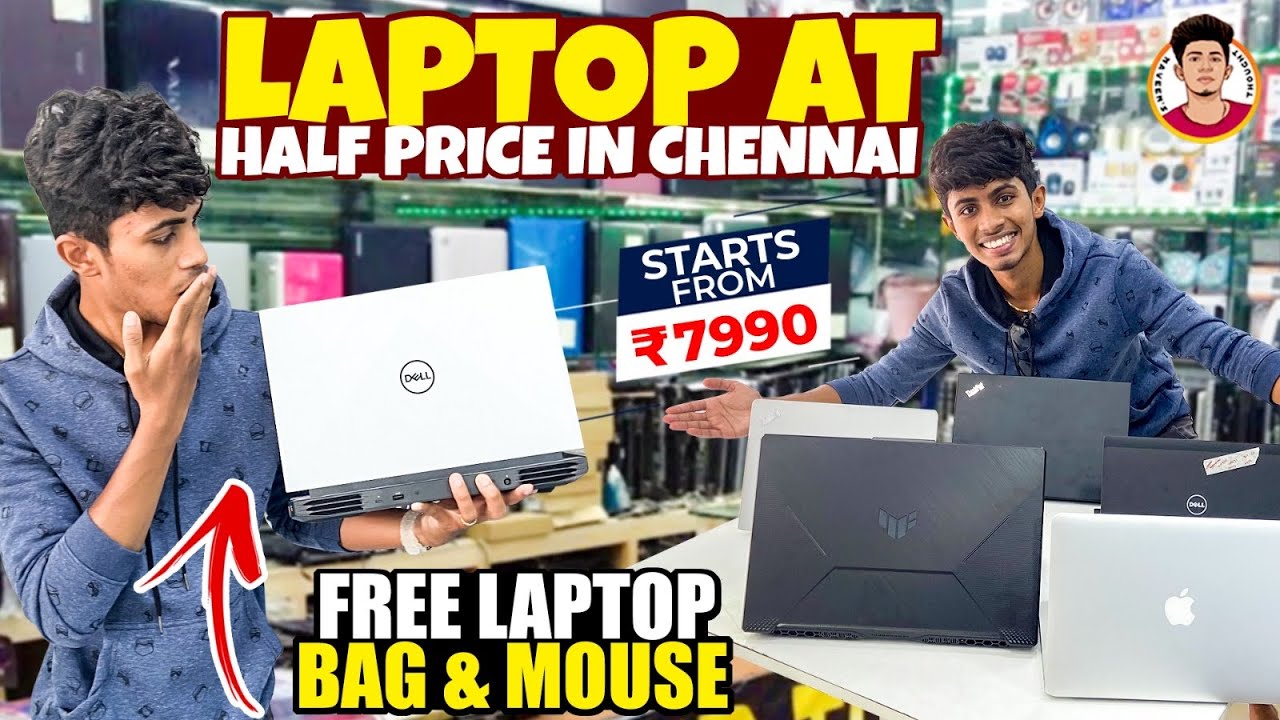 Laptop at Half Price in Chennai | Starts from ₹7,990 | Free Laptop Bag & Mouse 🤩 | Naveen's Thought