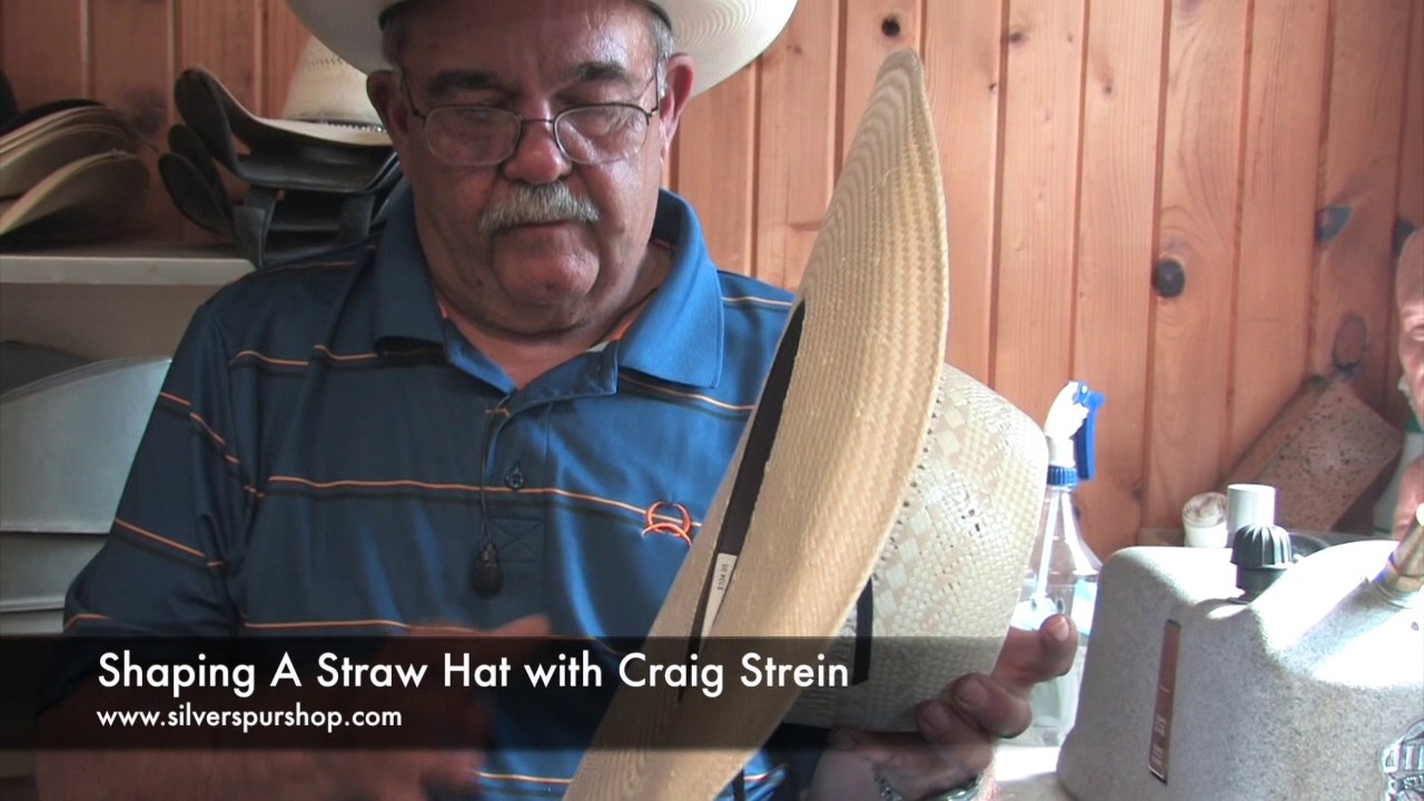 Shaping A Straw Hat