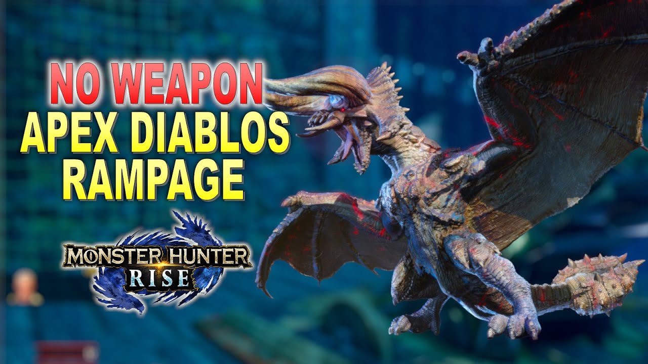 Monster Hunter Rise - No Weapon Rampage Solo Clear