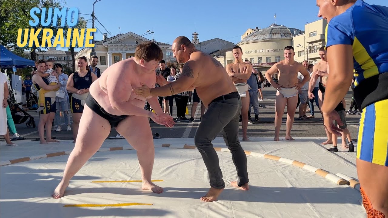 I tried SUMO Wrestling in Ukraine. 🇺🇦