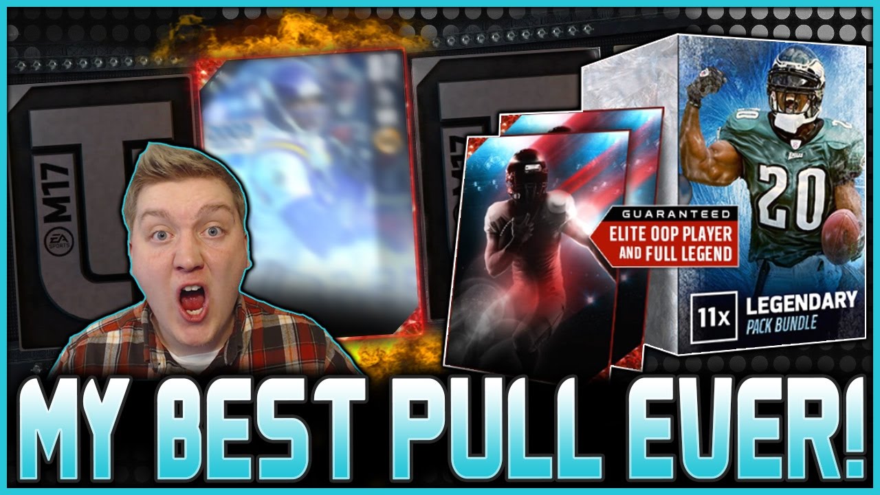 OMG! BEST PULL OF THE YEAR! | INSANE FROZEN LEGENDARY BUNDLE! | MUT 17 PACK OPENING