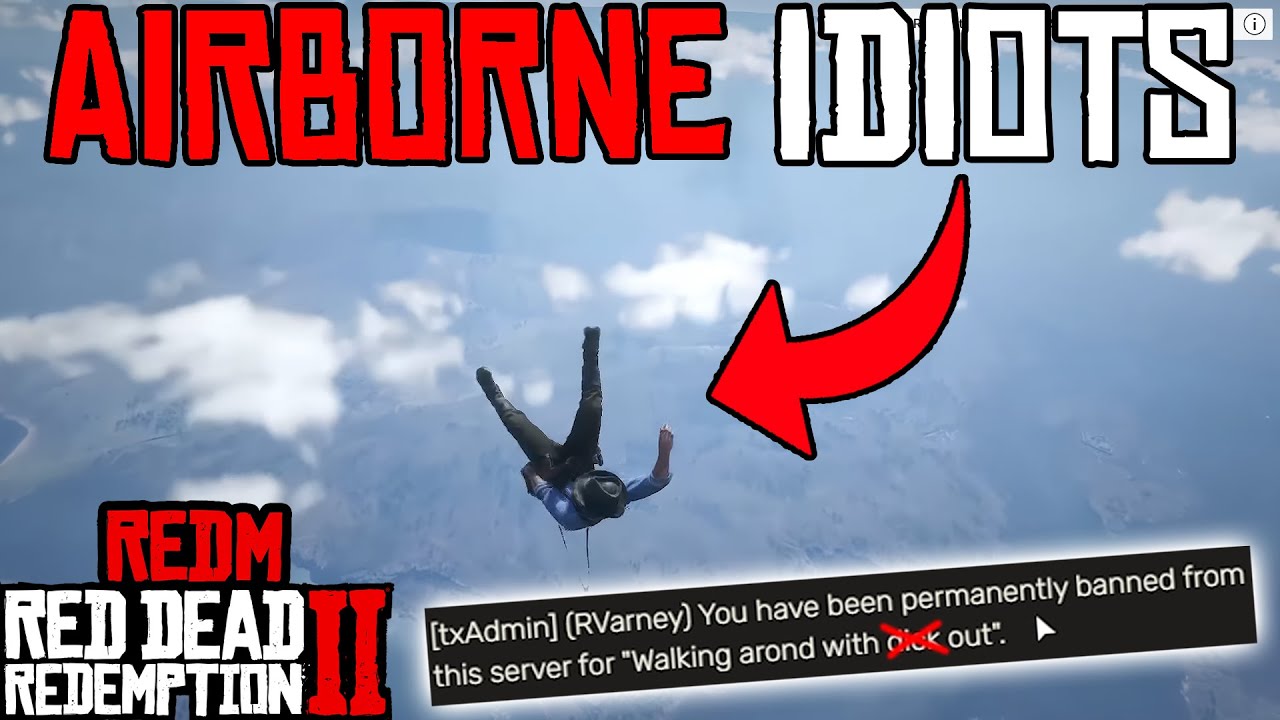 Airborne Idiots Fly Through The Sky (Red Dead RP)