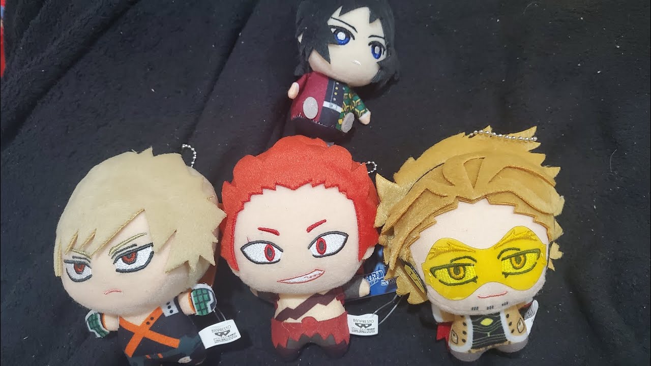 My Hero and Demon Slayer Plushies