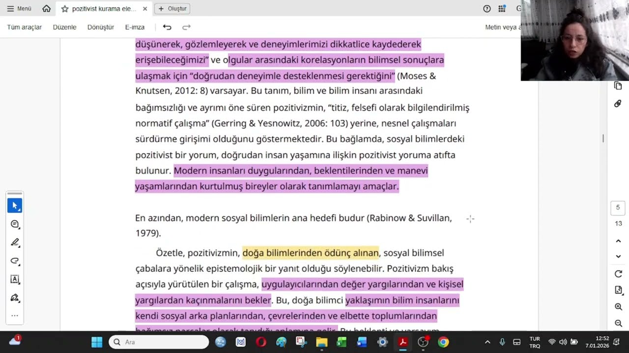Makale Üzerinden Pozitivst ve Yorumlayıcı Yaklaşım