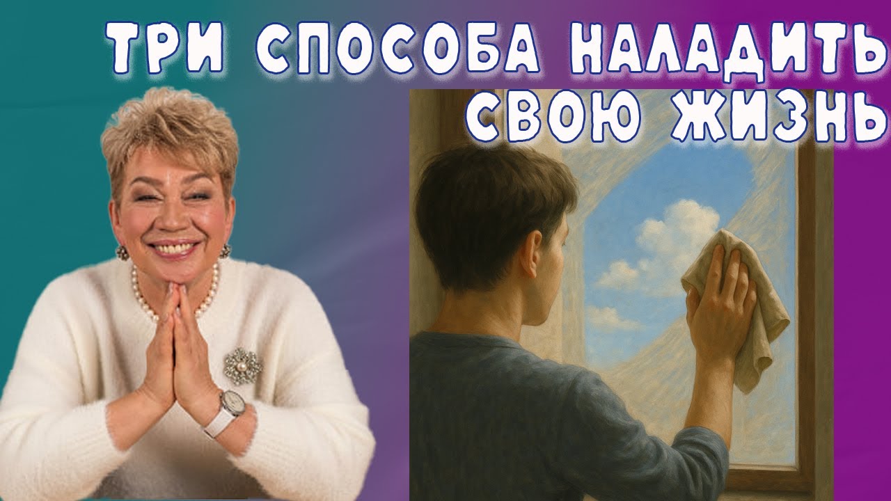 Три  приёма наладить свою жизнь.