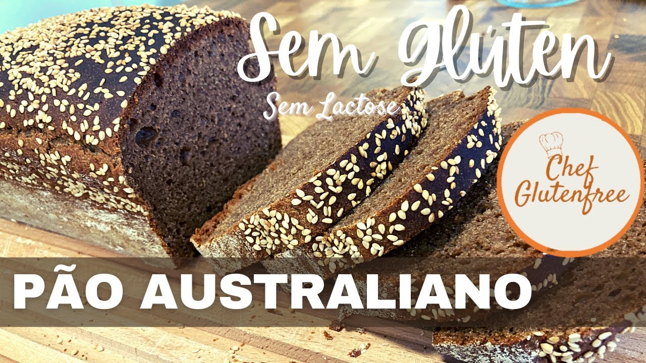 Pão Australiano Sem Glúten e Sem Lactose