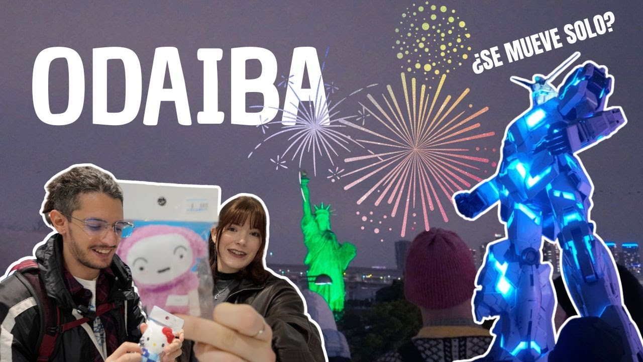 Qué hacer en Odaiba una tarde de lluvia // Gundam gigante y fuegos artificiales