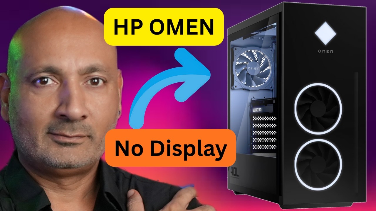 HP Omen with no display. Let's fix it together!