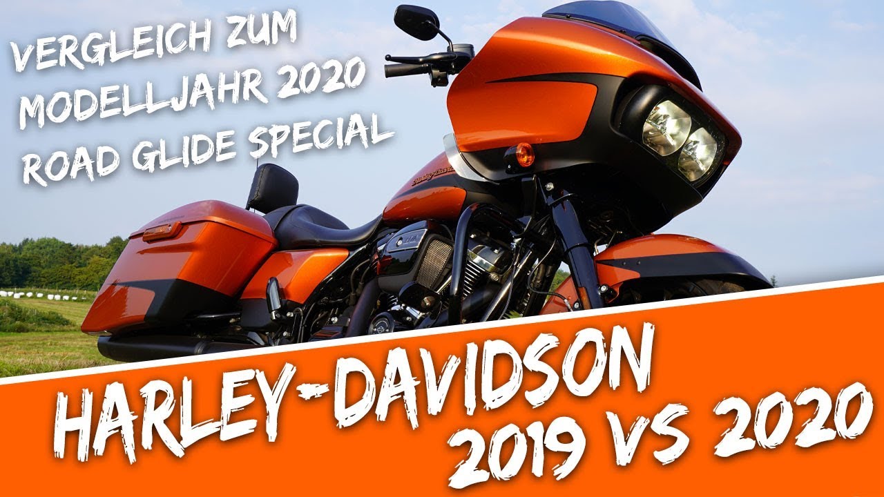 Harley Davidson Road Glide Special Deutsch - 2019 vs 2020