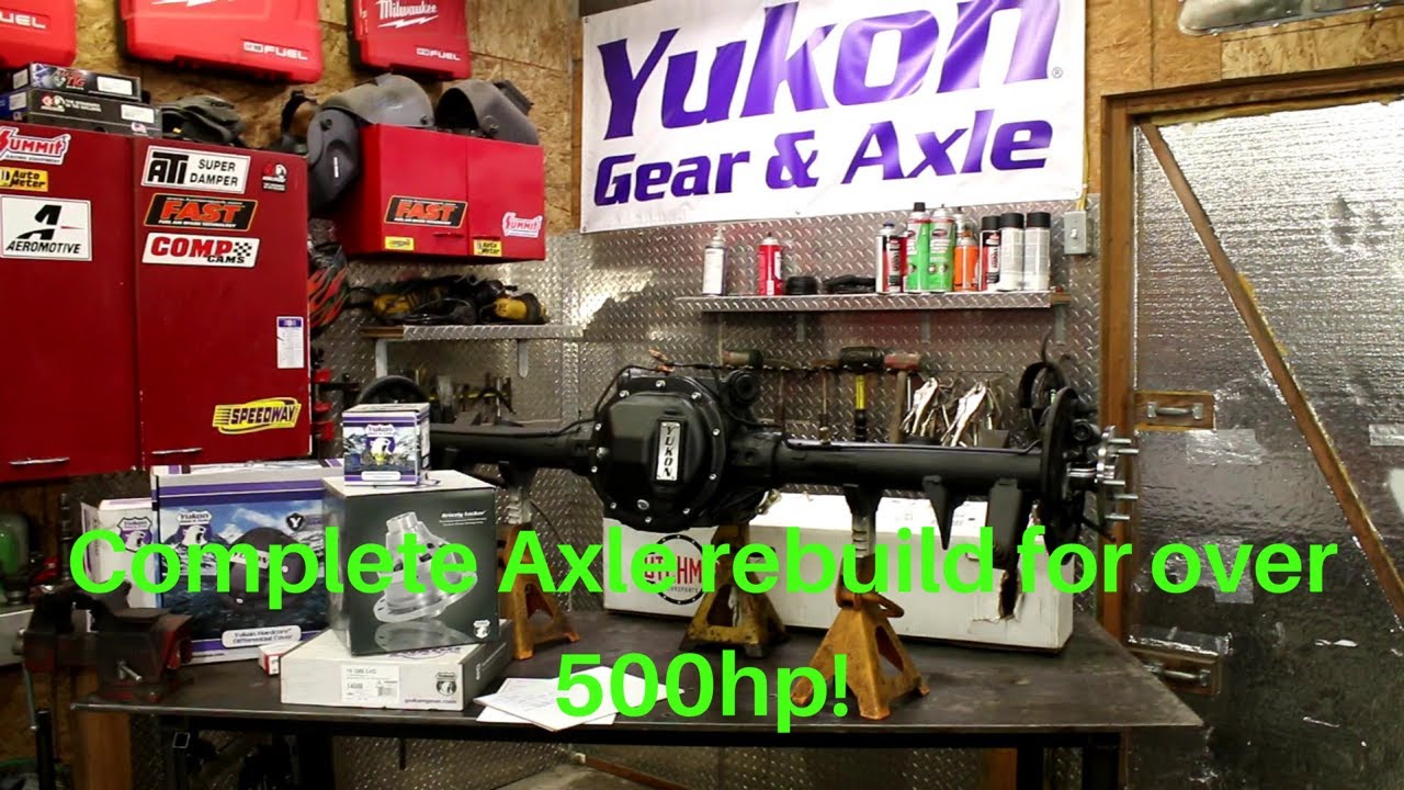 Full axle rebuild for a GM 10 bolt to handle over 500 horsepower