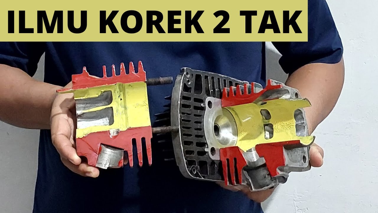 HUBUNGAN TINGGI LUBANG EXHAUST DAN ISI RUANG BAKAR TERHADAP POWER MESIN 2TAK