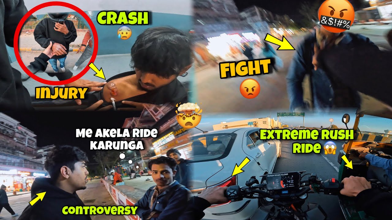Fight Hogyi Sunday Ride Par 😱| Bikers Road Rage 😡 