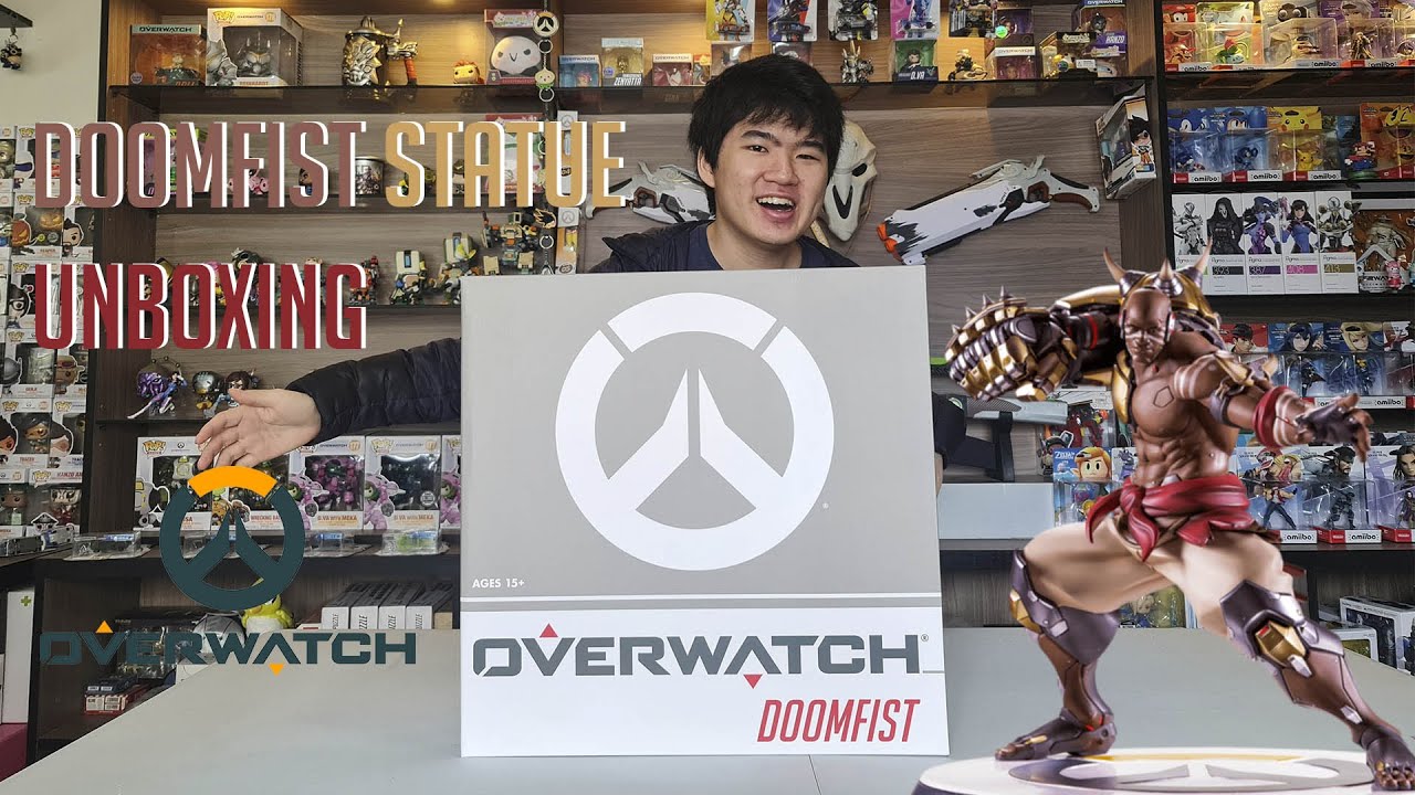 Overwatch - Doomfist Statue Unboxing :D