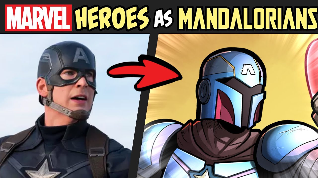 What if MARVEL HEROES Were MANDALORIANS?! (Lore & Speedpaint)