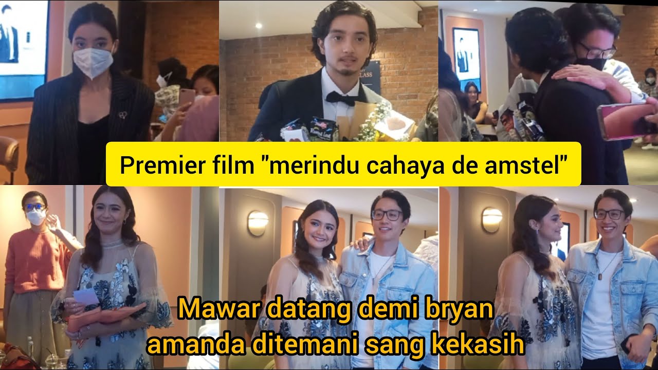 PREMIER FILM MERINDU CAHAYA DE AMSTEL! AMANDA RAWLES, BRYAN DOMANI, ADRIEL SUSANTEO, MAWAR DE JONGH