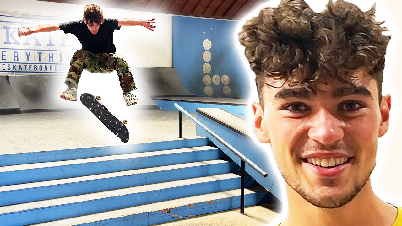 Jamie Griffin visits Braille Skateboarding!