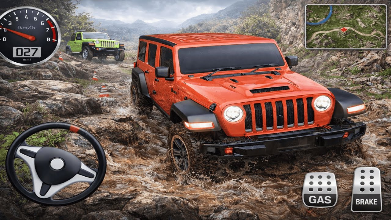 Real Offroad 4x4 Jeep Driving Experience | Android Game