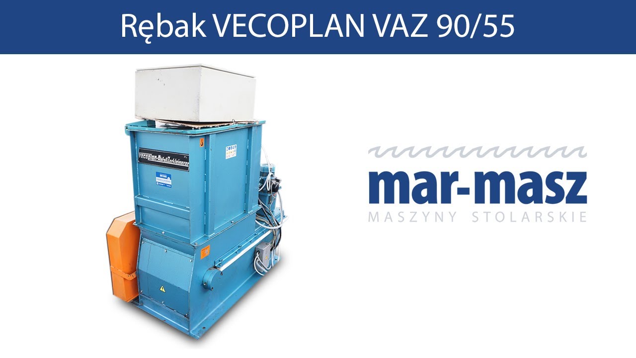 Rębak   Rozdrabniacz VECOPLAN VAZ 90/55 - Mar-Masz | Woodworking Machines