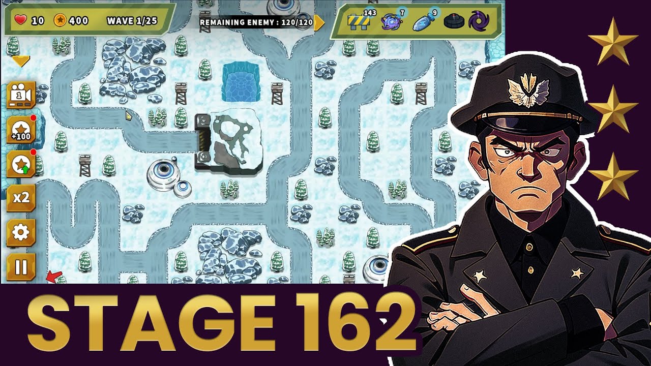 Turret Defense King - Stage 162 Playthrough