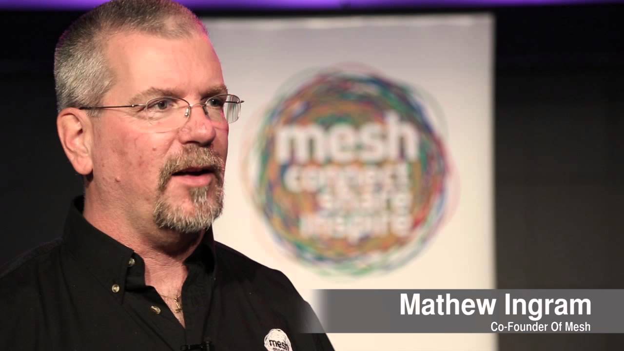 Mathew Ingram talks disruption at #meshcon