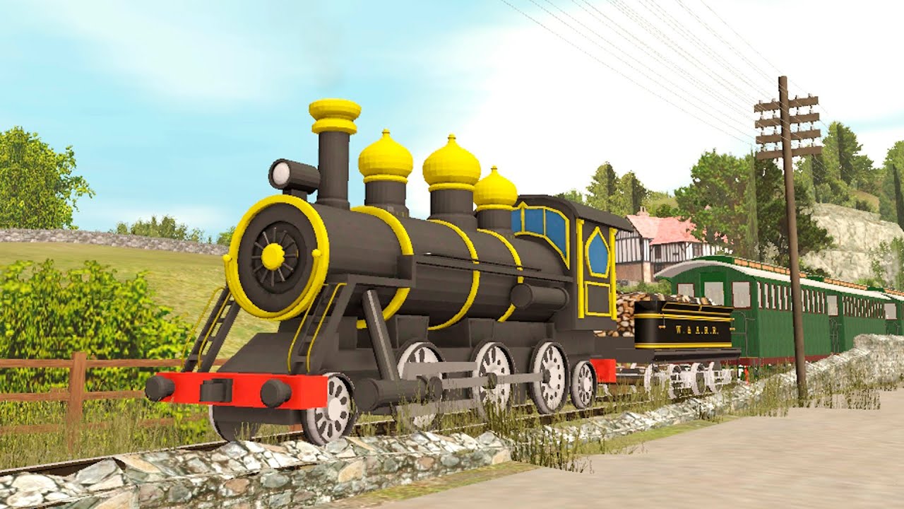 Backyardigan Trains ~ an exciting journey in the countryside
