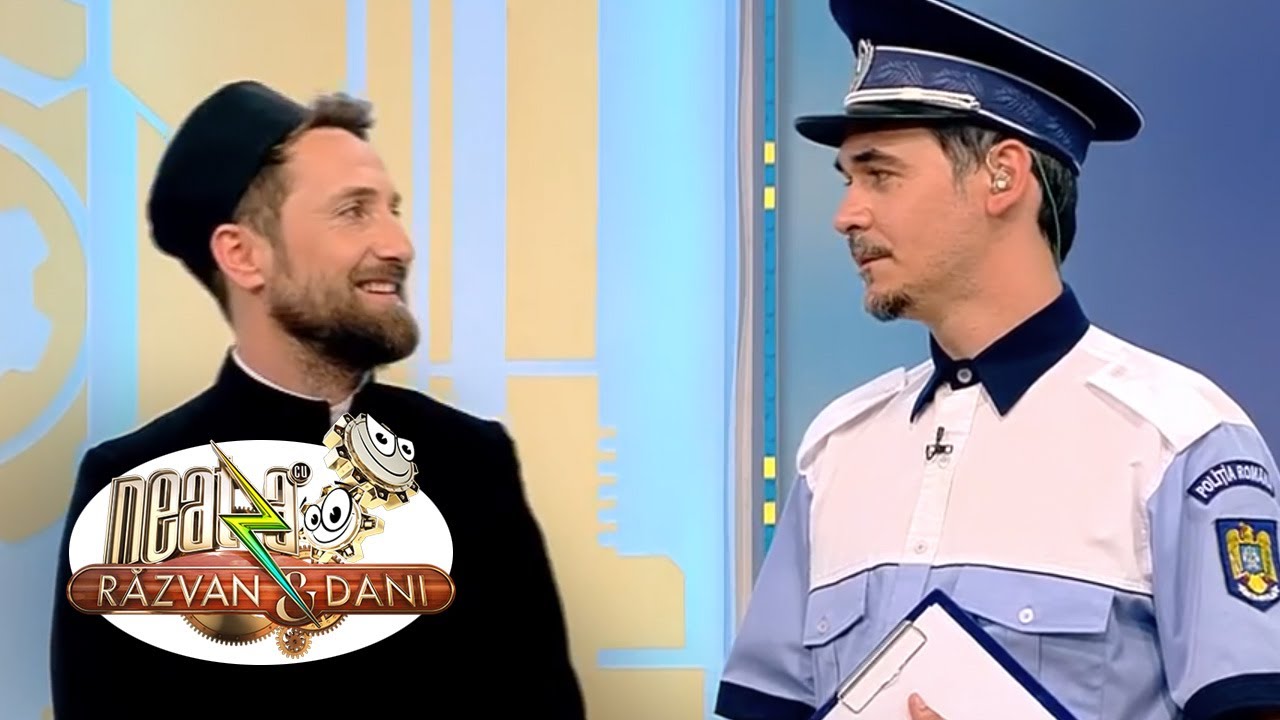 Polițistul Răzvan Simion &icirc;l trage pe dreapta pe Dani Oțil, preotul de la Neatza