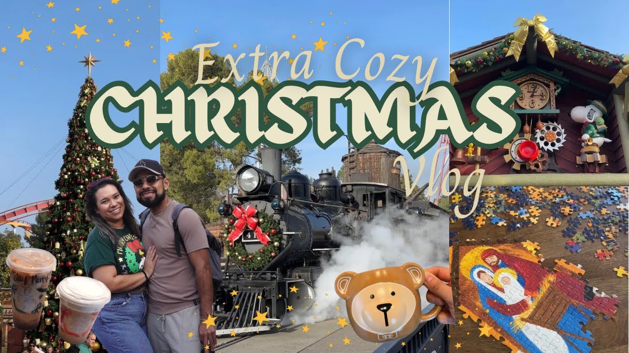 УЮТНО!! РОЖДЕСТВЕНСКИЙ ВИДЕОБЛОГ🎄🚂 Уютные зимние развлечения, праздничная атмосфера #рождественск...