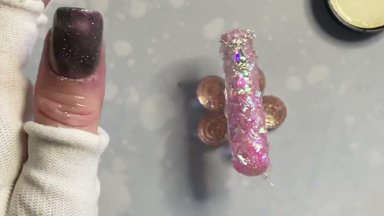Jewel Encrusted Nail Art ASMR Experimenting With Excess Pt 2