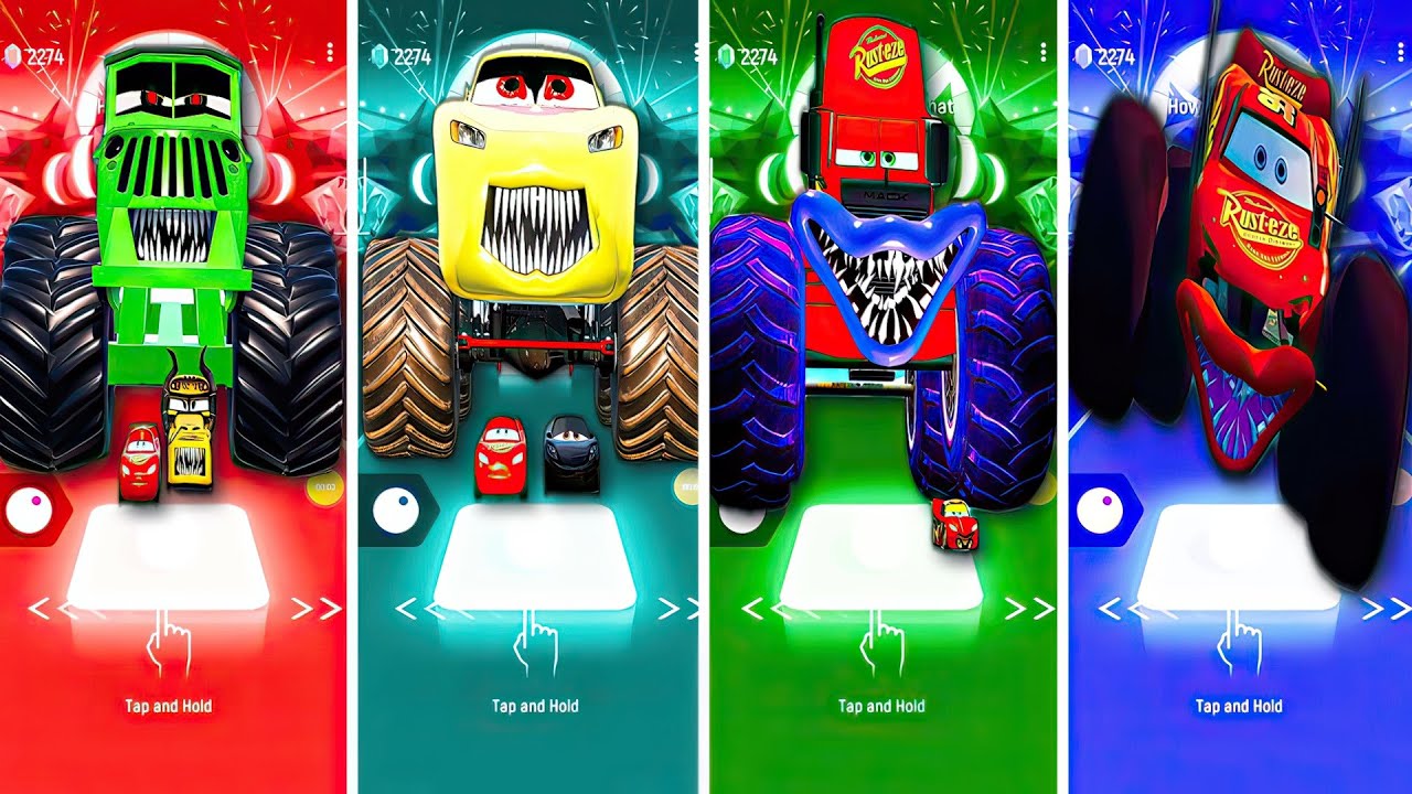 Mack Truck eater 🆚 Military Truck Eater 🆚 Mcqueen Truck 🆚 Truck Eater | tileshop | BeamNG. Drive