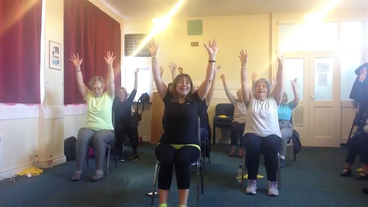 Seated Chair Exercise 'Hokey Cokey'