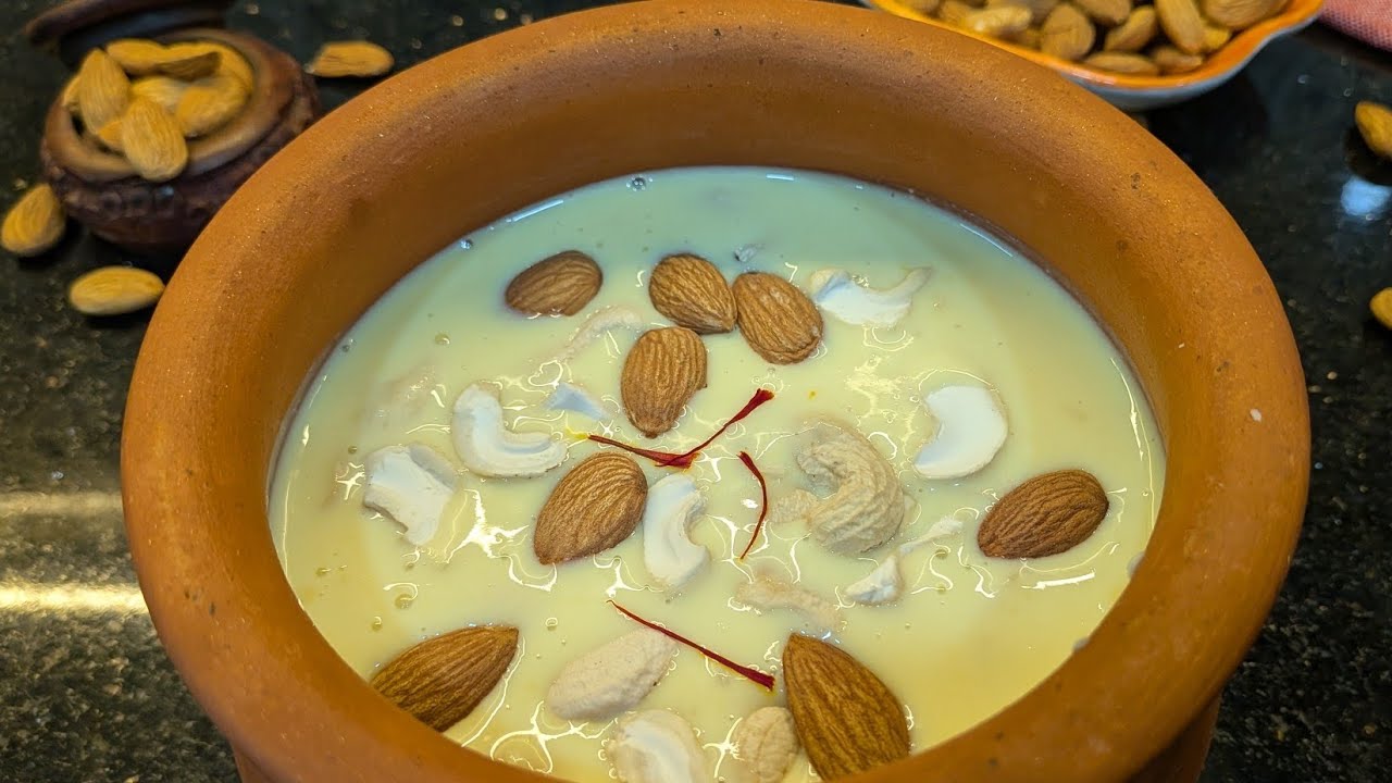 బాదం పాలు😋👌| చల్ల చల్లటి బాదం పాలు నోట్లో వేసుకుంటే ఆహా అనాల్సిందే👌🤤|సమ్మర్ స్పెషల్ బాదం పాలు