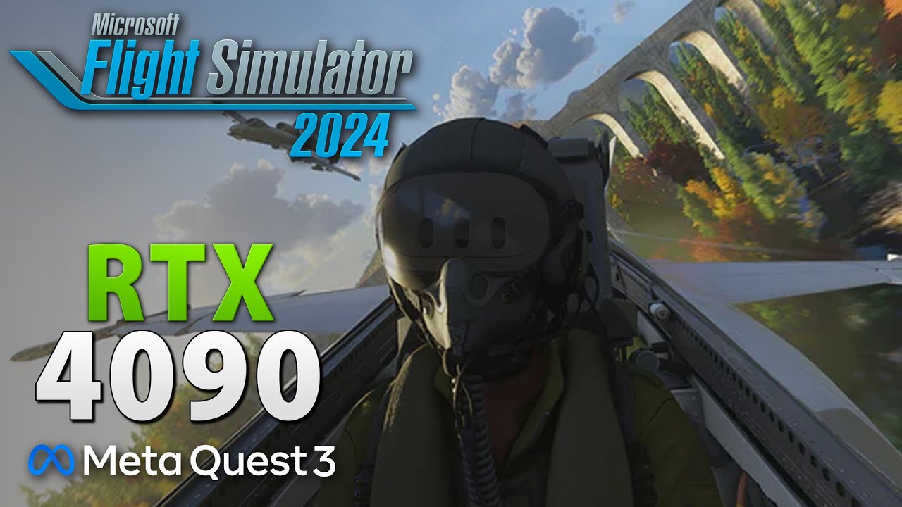 Flight Simulator 2024 in VR // Meta Quest 3 + RTX 4090 | PCVR