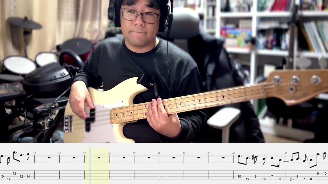 Radiohead - Myxomatosis // bass cover (tab)