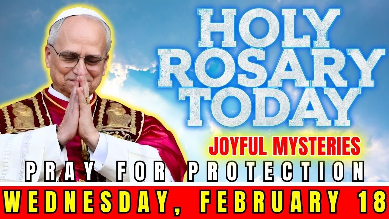 HOLY ROSARY TODAY ❤️ ASH WEDNESDAY, FEBRUARY 18, 2026 🌹 DAILY HOLY ROSARY