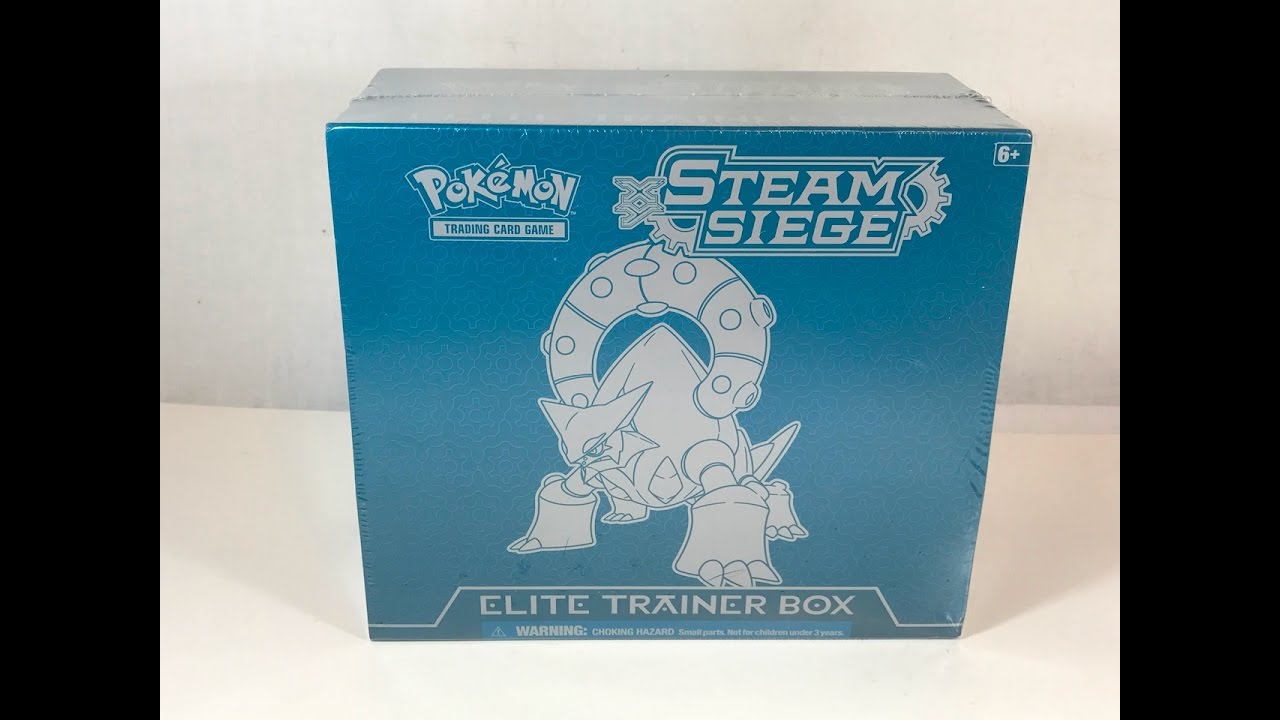 Pokemon TCG | XY - Steam Siege Elite Trainer Box Unboxing