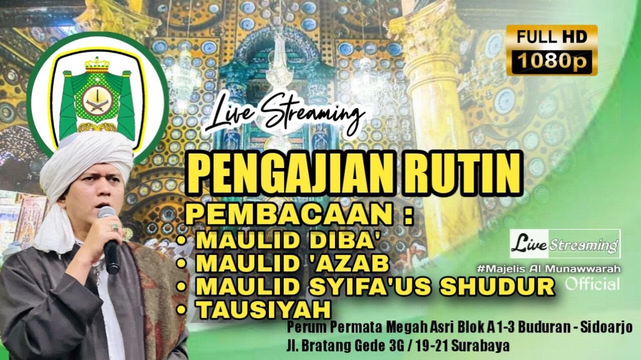 🔴 LIVE | SELASA MALAM RABU MAULID SYIFA'USH SHUDUR & TAUSIYAH BAB SURGA